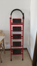 星奇堡 家用梯子工程梯折叠多功能人字梯伸缩室内加厚两用梯子 加厚五步梯-红色 实拍图
