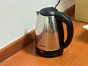 电热水壶家用煮水不锈钢大容量开水壶全自动煲水壶学生宿舍烧水壶2升 深灰色 2L 内钢盖子长线 实拍图