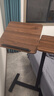 梵奈森 气动升降床边桌 折叠翻转工作台 可移动电脑桌易收纳小户型 【胡桃】气杆升降折叠气动单翻-实木芯 实拍图