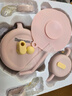 babycare儿童餐具礼盒PPSU注水保温碗叉勺宝宝学食吃饭礼物西高地粉色套装 实拍图