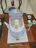 茶会友全自动上水电热水壶 茶台烧水壶 电茶壶煮泡茶家用办公一体茶桌嵌入式茶具电茶炉套装 1L 轻奢银-底部上水消毒款（37*20cm） 实拍图