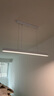 松下（Panasonic）一字餐厅吊灯高显色吸顶吊灯长条餐桌灯饰灯具36瓦 4000K 实拍图