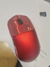 瓦尔基里（VALKYRIE）VK M3 有线/2.4G/蓝牙三模电竞鼠标 8K无线接收器 40g轻量化 对称收腰电竞鼠 VK M3 Lite 赤+防滑贴 实拍图