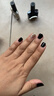 CandyMoyo无毒健康免烤速干护甲油美甲不可撕持久脚指甲油纯黑新年礼物 实拍图