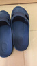 足间舞凉拖鞋男女春夏季情侣拖鞋家居室内浴室防滑居家轻便一字型迷彩韩版时尚外穿拖鞋人字防滑沙滩地板老人 宝蓝色 41 实拍图