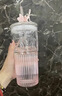 星巴克（Starbucks）极光幻彩女神款玻璃吸管杯550ml冷水杯咖啡办公室圣诞礼物 实拍图