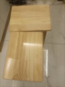 圆木凡品实木凳子小木凳方凳小板凳家用小凳子木墩茶几凳餐凳商用客厅凳 原木色-全实木制作-承重500斤 45cm 实拍图