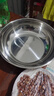 【不锈钢】和面盆厨房烘焙家用火锅盆洗菜打蛋汤锅盆醒面盆料理盆 32cm【热卖款】不锈钢 和面盆 实拍图