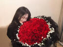 来一客情人节鲜花速递99朵红玫瑰花束生日礼物表白送女友全国同城配送 99朵红玫瑰女神款 实拍图