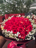 幽客玉品鲜花速递红玫瑰花束表白送女友老婆生日礼物全国同城配送 33朵红玫瑰花束—女王款 实拍图