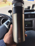 京东京造保温杯【茶水分离】男女大容量316L不锈钢泡茶水杯子金属灰500ml 实拍图