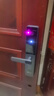 萤石DL20FV智能人脸视频锁 铁门版标准锁 3D人脸识别指纹握开视频锁 家用半自动猫眼门铃电子锁 实拍图