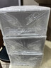 星优内衣收纳盒抽屉式家用内裤收纳神器文胸袜子衣柜分类整理箱 特大号【白色3件套】 实拍图
