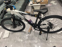 喜德盛山地自行车英雄600油压碟刹X6铝合金车架27.5轮径27速变速 暗夜雅白17寸(身高170-185) 实拍图
