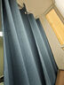 赫伊莎【窗帘+伸缩杆】窗帘免打孔安装一整套卧室门帘全遮光飘窗 深蓝(遮光99%左右) 【适合宽1.1～1.6米】帘2.2*1.8米高双开 实拍图