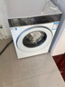 海尔滚筒洗衣机全自动10KG 白色云溪 直驱 一级变频 537超薄平嵌 智投精华洗 晶彩屏XQG100-BLE77A6W 实拍图