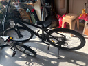 喜德盛山地自行车黑客380避震前叉21速禧玛诺变速X6铝合金车架通勤代步 黑/灰色（26款） 15.5寸（建议身高150-165cm） 实拍图