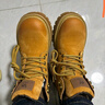 骆驼（CAMEL）【王俊凯同款】马丁靴男鞋冬季新款高帮大黄靴女户外工装登山靴子 G13W379132 金黄色 (男款) 43 实拍图
