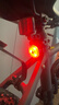 TEAEGG自行车尾灯夜间高亮闪烁警示灯防水防雨USB充电儿童平衡车装备 LED尾灯 实拍图