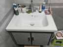 波彼（BOBI）台盆陶瓷一体盆洗手盆单盆阳台浴室柜卫生间半嵌入洗脸面盆池定制 【60*48CM】盆+弹跳下水+防臭管 实拍图