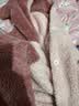 红豆居家（Hodohome）儿童睡衣女童冬季法兰绒保暖家居服女孩加绒加厚睡袍浴袍700粉120 实拍图