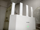 Tenda腾达路由器【千兆WiFi6+穿墙王】无线AX3000信号增强家用放大器Mesh限时补贴金榜一名云霄白立式 实拍图