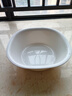 CHAHUA茶花 塑料盆26cm1只装银离子抗菌洗脸盆子洗衣服内裤水盆* 实拍图