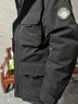 京东京造【进口极寒95鹅绒服】羽绒服男外套女冬季新款中长款 曜石黑 XL 实拍图