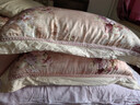 水星家纺蚕丝枕头枕芯A类60支全棉面料抗菌柔软蚕丝护颈枕头芯家用一对 实拍图