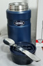 膳魔师（THERMOS） 焖烧杯大容量保温饭盒316L不锈钢闷粥杯焖烧罐保温桶饭桶TCLE 蓝色 720ml 实拍图