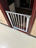 呵花楼梯口护栏婴儿童安全门栏围阳台栏杆宠物宝宝犬狗狗栅栏门免打孔 适用宽度 69-76cm 高76cm栏杆间隙 实拍图