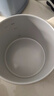 JIEXG养生壶 热牛奶杯 养生杯 煮茶花茶银耳静音 热牛奶神器烧水壶办公室烧水杯 热奶杯 0.5L 珍珠白（送勺子） 实拍图