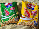 亲亲膨化休闲食品虾条260g（原味+烧烤味）大包装大份量零食大礼包 实拍图
