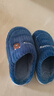 儿童棉拖鞋女童冬季2025新款男童防滑家用居家宝宝毛毛室内拖鞋 藏青 34/35码(适合脚长20cm) 实拍图