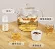 养生壶适用康宁花茶壶配件茶漏炖盅炖锅壶身HCH1201专用高硼硅玻璃 康宁二代玻璃壶+盖子 实拍图