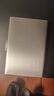 途尊（kingtrip）便携防盗刷防消磁金属卡包男女士简约小巧屏蔽RFID卡套不锈钢卡夹 拉丝银6卡位 实拍图