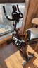 动感单车家用健身自行车室内静音运动器材骑车减肥成人锻炼蹬车机 【黑色】心率检测+仪表记录+支架 实拍图