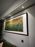 摩马艺品千里江山图山水画客厅装饰画中式挂画沙发背景画宋氏美学国画 雅致红褐实木画框【免费安装】 55x158cm（馆藏丝绢画芯） 实拍图