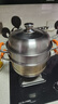 爱仕达（ASD）蒸锅304不锈钢三层家用汤锅蒸煮炖 双层复底26CM大容量蒸笼G3 实拍图