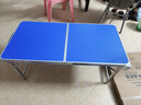 星奇堡折叠桌户外夜市摆摊地推便携式折叠桌子简易家用小桌子折叠餐桌椅 蓝色长1M单桌【3档调高】 实拍图
