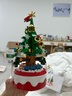 乖明星新年礼物儿童玩具男孩女孩生日礼兼容乐高积木拼装圣诞树八音乐盒 实拍图