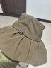 蕉下（beneunder）遮阳帽子冬季防晒帽女大帽檐渔夫帽子男登山帽太阳帽防风防晒 棕 实拍图