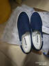 回力一脚蹬男鞋老北京布鞋子男士秋冬季帆布鞋男运动休闲懒人工作板鞋 藏青903 44 实拍图