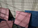布迪思加厚拼接泡沫垫子铺地垫儿童爬行积木爬爬垫婴儿防摔减震隔音家用 米色+粉色+蓝【母婴级 送边条】 60*60*2.5cm特厚（10片） 实拍图