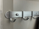 九牧（JOMOO）挂钩免打孔浴室置物架挂衣钩壁挂毛巾架太空铝6排浴室排钩939306 实拍图