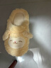 名创优品（MINISO）羊咩咩棉拖鞋女冬季包跟家居室内厚底月子毛毛拖黄色38-39 实拍图