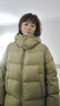 江南布衣（JNBY）【90白鸭绒】商场同款25冬新品连帽宽松A字版型羽绒服女5X0C10110 287/黄卡其 S 实拍图