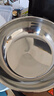 【不锈钢】和面盆厨房烘焙家用火锅盆洗菜打蛋汤锅盆醒面盆料理盆 32cm【热卖款】不锈钢 和面盆 实拍图