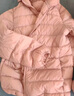 真维斯（Jeanswest）羽绒服2026春秋连帽轻薄短款外套白鸭绒保暖舒适粉色2XL 实拍图