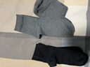猫人棉袜男士袜子男纯棉100%秋冬中筒袜男袜吸汗透气商务3黑2深灰 实拍图